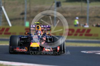 World © Octane Photographic Ltd. Infiniti Red Bull Racing RB11 – Daniil Kvyat. Friday 24th July 2015, F1 Hungarian GP Practice 1, Hungaroring, Hungary. Digital Ref: 1346LB1D7823