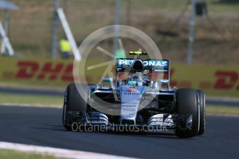 World © Octane Photographic Ltd. Mercedes AMG Petronas F1 W06 Hybrid – Nico Rosberg. Friday 24th July 2015, F1 Hungarian GP Practice 1, Hungaroring, Hungary. Digital Ref: 1346LB1D7849