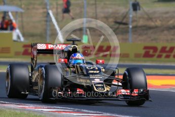 World © Octane Photographic Ltd. Lotus F1 Team Reserve Driver – Jolyon Palmer. Friday 24th July 2015, F1 Hungarian GP Practice 1, Hungaroring, Hungary. Digital Ref: 1346LB1D8233