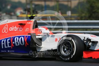 World © Octane Photographic Ltd. Manor Marussia F1 Team MR03B Reserve Driver – Fabio Leimer. Friday 24th July 2015, F1 Hungarian GP Practice 1, Hungaroring, Hungary. Digital Ref: 1346LB1D8436