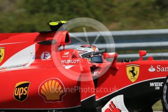 World © Octane Photographic Ltd. Scuderia Ferrari SF15-T– Kimi Raikkonen. Friday 24th July 2015, F1 Hungarian GP Practice 1, Hungaroring, Hungary. Digital Ref: 1346LB1D8478