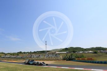 World © Octane Photographic Ltd. Mercedes AMG Petronas F1 W06 Hybrid – Nico Rosberg. Friday 24th July 2015, F1 Hungarian GP Practice 1, Hungaroring, Hungary. Digital Ref: 1346LB5D0214