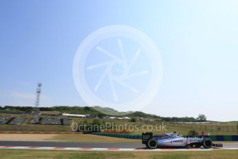 World © Octane Photographic Ltd. Williams Martini Racing FW37 – Valtteri Bottas. Friday 24th July 2015, F1 Hungarian GP Practice 1, Hungaroring, Hungary. Digital Ref: 1346LB5D0240