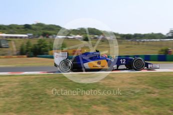 World © Octane Photographic Ltd. Sauber F1 Team C34-Ferrari – Felipe Nasr. Friday 24th July 2015, F1 Hungarian GP Practice 1, Hungaroring, Hungary. Digital Ref: 1346LB5D0265