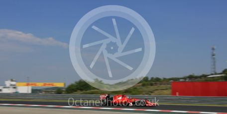 World © Octane Photographic Ltd. Scuderia Ferrari SF15-T– Kimi Raikkonen. Friday 24th July 2015, F1 Hungarian GP Practice 1, Hungaroring, Hungary. Digital Ref: 1346LB5D0381