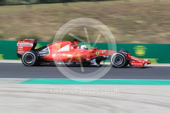 World © Octane Photographic Ltd. Scuderia Ferrari SF15-T– Sebastian Vettel. Friday 24th July 2015, F1 Hungarian GP Practice 2, Hungaroring, Hungary. Digital Ref: 1348CB1L5337