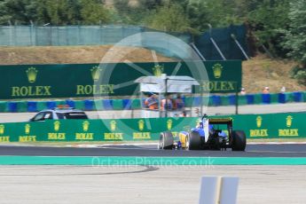 World © Octane Photographic Ltd. Sauber F1 Team C34-Ferrari – Marcus Ericsson. Friday 24th July 2015, F1 Hungarian GP Practice 2, Hungaroring, Hungary. Digital Ref: 1348CB1L5356