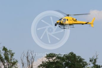 World © Octane Photographic Ltd. TV Helicopter. Friday 24th July 2015, F1 Hungarian GP Practice 2, Hungaroring, Hungary. Digital Ref: 1348CB1L5386