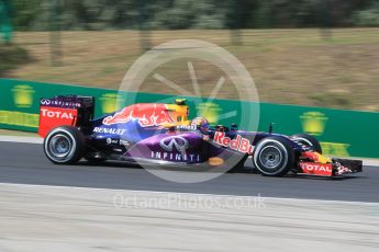 World © Octane Photographic Ltd. Infiniti Red Bull Racing RB11 – Daniil Kvyat. Friday 24th July 2015, F1 Hungarian GP Practice 2, Hungaroring, Hungary. Digital Ref: 1348CB1L5428