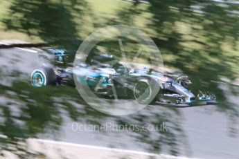 World © Octane Photographic Ltd. Mercedes AMG Petronas F1 W06 Hybrid – Lewis Hamilton. Friday 24th July 2015, F1 Hungarian GP Practice 2, Hungaroring, Hungary. Digital Ref: 1348CB1L5461
