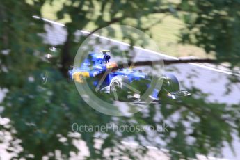 World © Octane Photographic Ltd. Sauber F1 Team C34-Ferrari – Felipe Nasr. Friday 24th July 2015, F1 Hungarian GP Practice 2, Hungaroring, Hungary. Digital Ref: 1348CB1L5467