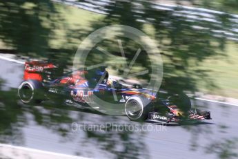 World © Octane Photographic Ltd. Scuderia Toro Rosso STR10 – Max Verstappen. Friday 24th July 2015, F1 Hungarian GP Practice 2, Hungaroring, Hungary. Digital Ref: 1348CB1L5480