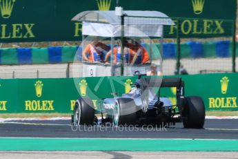 World © Octane Photographic Ltd. Mercedes AMG Petronas F1 W06 Hybrid – Lewis Hamilton. Friday 24th July 2015, F1 Hungarian GP Practice 2, Hungaroring, Hungary. Digital Ref: 1348CB7D8127