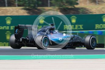 World © Octane Photographic Ltd. Mercedes AMG Petronas F1 W06 Hybrid – Lewis Hamilton. Friday 24th July 2015, F1 Hungarian GP Practice 2, Hungaroring, Hungary. Digital Ref: 1348CB7D8158