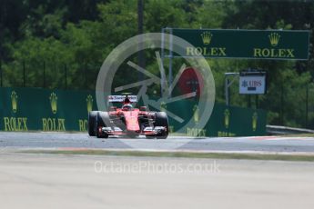 World © Octane Photographic Ltd. Scuderia Ferrari SF15-T– Kimi Raikkonen. Friday 24th July 2015, F1 Hungarian GP Practice 2, Hungaroring, Hungary. Digital Ref: 1348LB1D8549