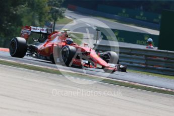 World © Octane Photographic Ltd. Scuderia Ferrari SF15-T– Kimi Raikkonen. Friday 24th July 2015, F1 Hungarian GP Practice 2, Hungaroring, Hungary. Digital Ref: 1348LB1D8591