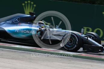 World © Octane Photographic Ltd. Mercedes AMG Petronas F1 W06 Hybrid – Lewis Hamilton. Friday 24th July 2015, F1 Hungarian GP Practice 2. Hungaroring, Hungary. Digital Ref: 1348LB1D8607