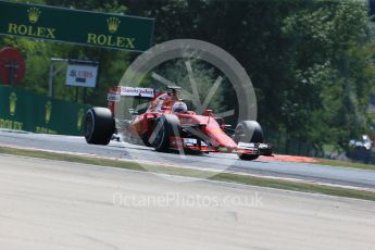 World © Octane Photographic Ltd. Scuderia Ferrari SF15-T– Sebastian Vettel. Friday 24th July 2015, F1 Hungarian GP Practice 2, Hungaroring, Hungary. Digital Ref: 1348LB1D8648