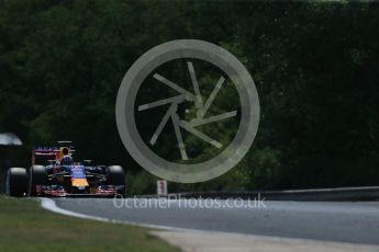 World © Octane Photographic Ltd. Infiniti Red Bull Racing RB11 – Daniel Ricciardo. Friday 24th July 2015, F1 Hungarian GP Practice 2, Hungaroring, Hungary. Digital Ref: 1348LB1D8787
