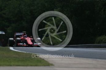 World © Octane Photographic Ltd. Scuderia Ferrari SF15-T– Kimi Raikkonen. Friday 24th July 2015, F1 Hungarian GP Practice 2, Hungaroring, Hungary. Digital Ref: 1348LB1D8803