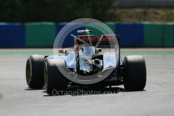 World © Octane Photographic Ltd. Lotus F1 Team E23 Hybrid – Pastor Maldonado. Friday 24th July 2015, F1 Hungarian GP Practice 2, Hungaroring, Hungary. Digital Ref: 1348LB1D8927