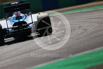 World © Octane Photographic Ltd. Williams Martini Racing FW37 – Valtteri Bottas. Friday 24th July 2015, F1 Hungarian GP Practice 2, Hungaroring, Hungary. Digital Ref: 1348LB1D9020