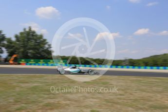 World © Octane Photographic Ltd. Mercedes AMG Petronas F1 W06 Hybrid – Nico Rosberg. Friday 24th July 2015, F1 Hungarian GP Practice 2, Hungaroring, Hungary. Digital Ref: 1348LB5D0599