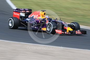 World © Octane Photographic Ltd. Infiniti Red Bull Racing RB11 – Daniel Ricciardo. Saturday 25th July 2015, F1 Hungarian GP Practice 3, Hungaroring, Hungary. Digital Ref: 1352CB7D8317