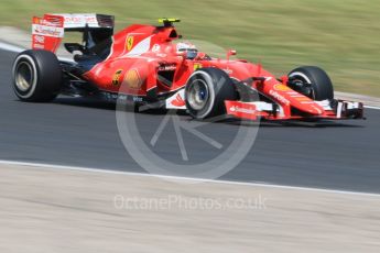 World © Octane Photographic Ltd. Scuderia Ferrari SF15-T– Kimi Raikkonen. Saturday 25th July 2015, F1 Hungarian GP Practice 3, Hungaroring, Hungary. Digital Ref: 1352CB7D8328