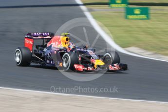 World © Octane Photographic Ltd. Infiniti Red Bull Racing RB11 – Daniil Kvyat. Saturday 25th July 2015, F1 Hungarian GP Practice 3, Hungaroring, Hungary. Digital Ref: 1352CB7D8360