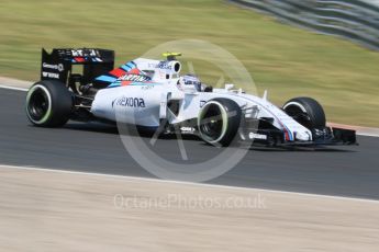 Bottas. Saturday 25th July 2015, F1 Hungarian GP Practice 3, Hungaroring, Hungary. Digital Ref: 1352CB7D8398