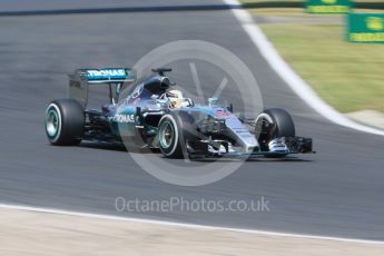 World © Octane Photographic Ltd. Mercedes AMG Petronas F1 W06 Hybrid – Lewis Hamilton. Saturday 25th July 2015, F1 Hungarian GP Practice 3, Hungaroring, Hungary. Digital Ref: 1352CB7D8492