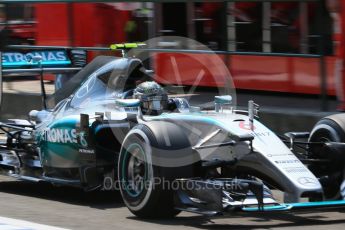 World © Octane Photographic Ltd. Mercedes AMG Petronas F1 W06 Hybrid – Nico Rosberg. Saturday 25th July 2015, F1 Hungarian GP Practice 3, Hungaroring, Hungary. Digital Ref: 1352LB1D0119