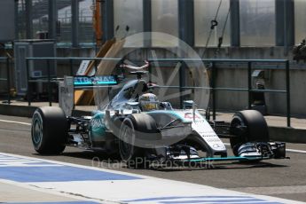 World © Octane Photographic Ltd. Mercedes AMG Petronas F1 W06 Hybrid – Lewis Hamilton. Saturday 25th July 2015, F1 Hungarian GP Practice 3, Hungaroring, Hungary. Digital Ref: 1352LB1D0237