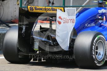 World © Octane Photographic Ltd. Sauber F1 Team C34-Ferrari – Felipe Nasr. Saturday 25th July 2015, F1 Hungarian GP Practice 3, Hungaroring, Hungary. Digital Ref: 1352LB1D0431