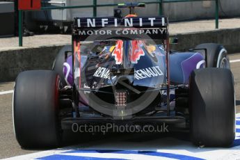 World © Octane Photographic Ltd. Infiniti Red Bull Racing RB11 – Daniil Kvyat. Saturday 25th July 2015, F1 Hungarian GP Practice 3, Hungaroring, Hungary. Digital Ref: 1352LB1D0586