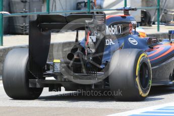 World © Octane Photographic Ltd. McLaren Honda MP4/30 – Fernando Alonso. Saturday 25th July 2015, F1 Hungarian GP Practice 3, Hungaroring, Hungary. Digital Ref: 1352LB1D0656