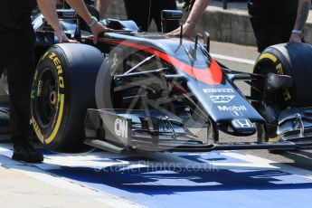 World © Octane Photographic Ltd. McLaren Honda MP4/30 – Fernando Alonso. Saturday 25th July 2015, F1 Hungarian GP Practice 3, Hungaroring, Hungary. Digital Ref: 1352LB1D9712