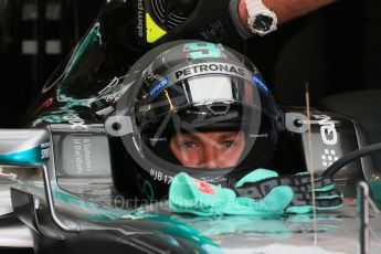 World © Octane Photographic Ltd. Mercedes AMG Petronas F1 W06 Hybrid – Nico Rosberg. Saturday 25th July 2015, F1 Hungarian GP Practice 3, Hungaroring, Hungary. Digital Ref: 1352LB1D9825