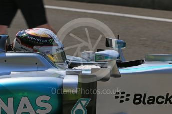 World © Octane Photographic Ltd. Mercedes AMG Petronas F1 W06 Hybrid – Lewis Hamilton. Saturday 25th July 2015, F1 Hungarian GP Practice 3, Hungaroring, Hungary. Digital Ref: 1352LB1D9924