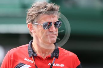 World © Octane Photographic Ltd. Manor Marussia F1 Team - Graham Lowdon. Sunday 26th July 2015, F1 Hungarian GP - Paddock, Hungaroring, Hungary. Digital Ref: 1359LB1D1829