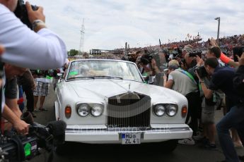 World © Octane Photographic Ltd. Bernie Ecclestone. Sunday 26th July 2015, F1 Hungarian GP - Drivers Parade, Hungaroring, Hungary. Digital Ref: 1359LB5D2085
