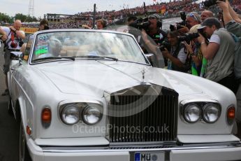 World © Octane Photographic Ltd. Bernie Ecclestone. Sunday 26th July 2015, F1 Hungarian GP - Drivers Parade, Hungaroring, Hungary. Digital Ref: 1359LB5D2090