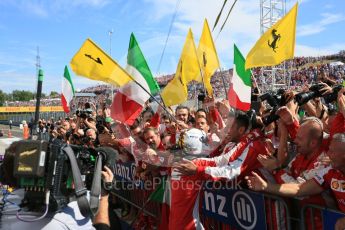 World © Octane Photographic Ltd. Scuderia Ferrari SF15-T– Sebastian Vettel. Sunday 26th July 2015, F1 Hungarian GP Race - Podium, Hungaroring, Hungary. Digital Ref: 1361LB5D2213