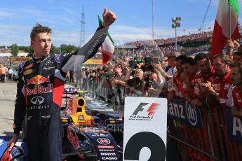 World © Octane Photographic Ltd. Infiniti Red Bull Racing RB11 – Daniil Kvyat. Sunday 26th July 2015, F1 Hungarian GP Race - Podium, Hungaroring, Hungary. Digital Ref: 1361LB5D2382