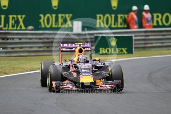 World © Octane Photographic Ltd. Infiniti Red Bull Racing RB11 – Daniil Kvyat. Sunday 26th July 2015, F1 Hungarian GP Race, Hungaroring, Hungary. Digital Ref: 1360CB1L7367