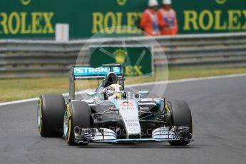 World © Octane Photographic Ltd. Mercedes AMG Petronas F1 W06 Hybrid – Lewis Hamilton. Sunday 26th July 2015, F1 Hungarian GP Race, Hungaroring, Hungary. Digital Ref: 1360CB1L7372