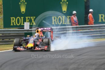 World © Octane Photographic Ltd. Infiniti Red Bull Racing RB11 – Daniel Ricciardo. Sunday 26th July 2015, F1 Hungarian GP Race, Hungaroring, Hungary. Digital Ref: 1360CB1L7447