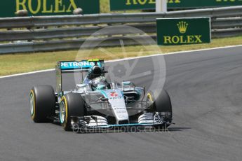 World © Octane Photographic Ltd. Mercedes AMG Petronas F1 W06 Hybrid – Nico Rosberg. Sunday 26th July 2015, F1 Hungarian GP Race, Hungaroring, Hungary. Digital Ref: 1360CB1L7538
