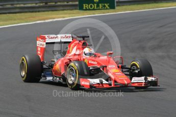 World © Octane Photographic Ltd. Scuderia Ferrari SF15-T– Sebastian Vettel. Sunday 26th July 2015, F1 Hungarian GP Race, Hungaroring, Hungary. Digital Ref: 1360CB1L7541